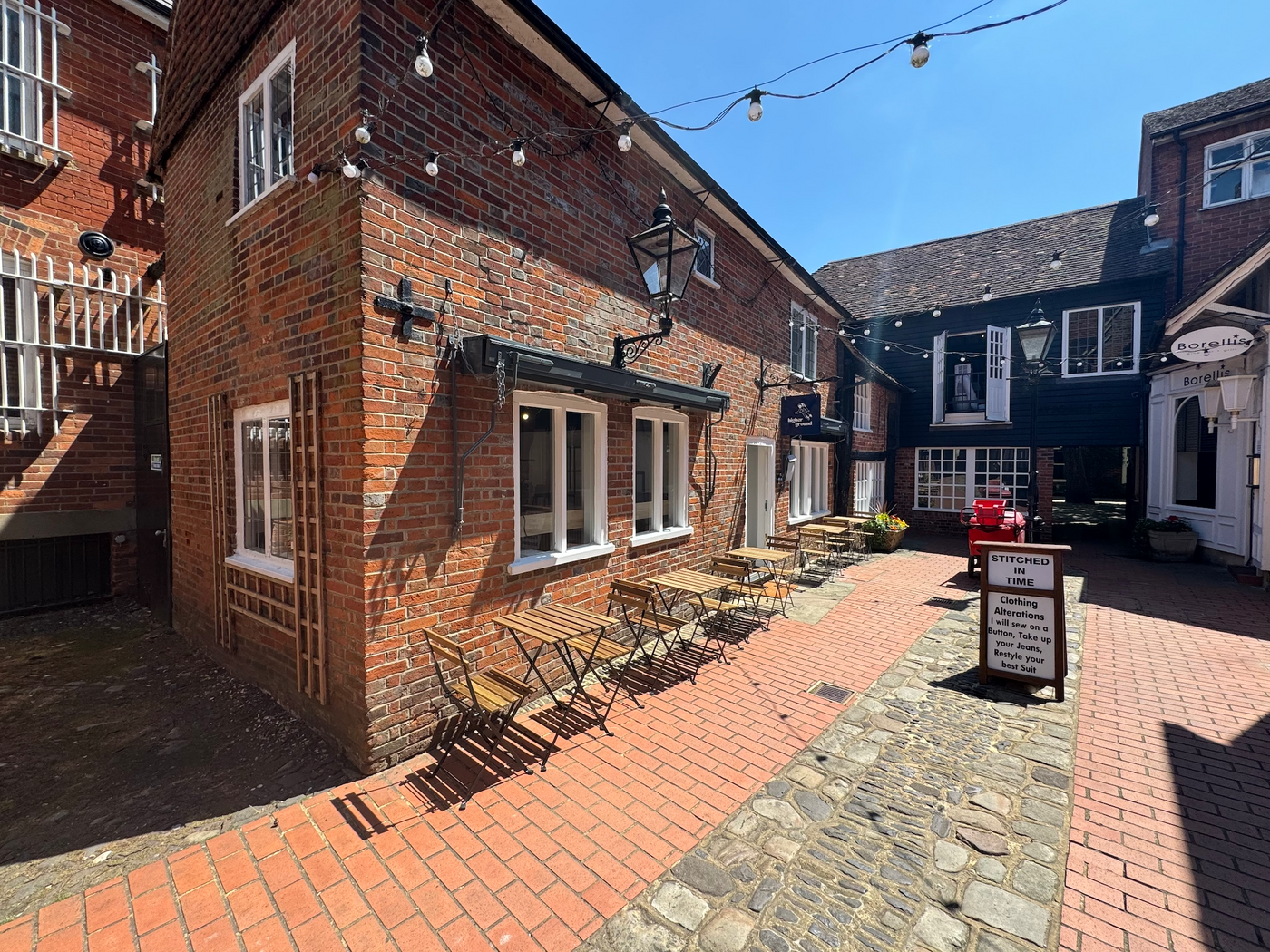 Higher Ground Kaffe in Borelli Yard Farnham