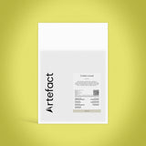 White paper with 'Artefact' branding on a yellow textured background