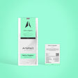 Product packaging with 'Artefact' branding on a light green background