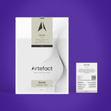 Artefact Ibanda packaging on a purple background